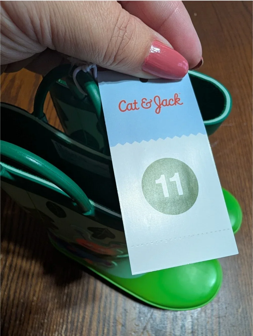 NEW Cat & Jack Unisex Toddler Caterpillar Rain Boots